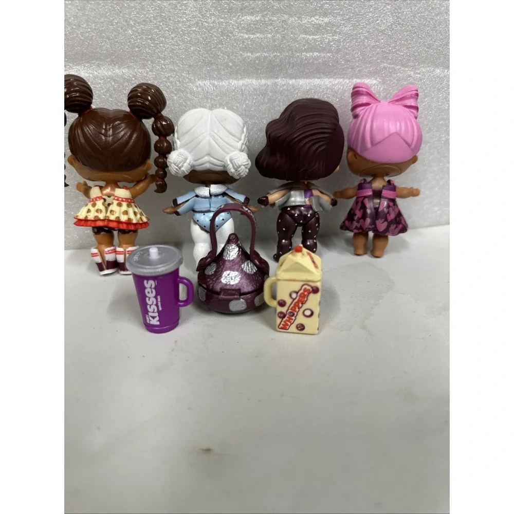 MALTED MAVEN WHOPPERS Kisses‎ Lot Of 4 LOL Surprise doll sweets series